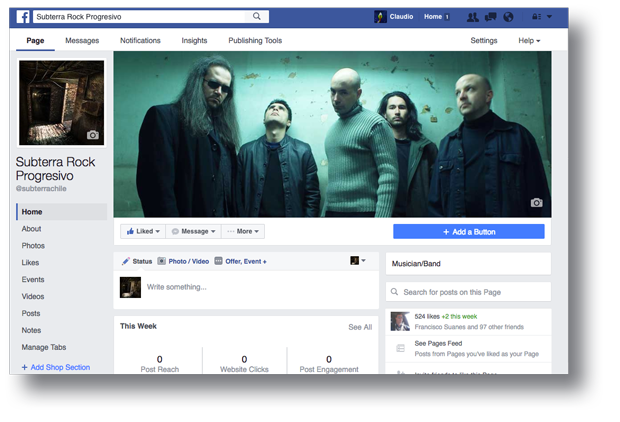 Subterra en facebook